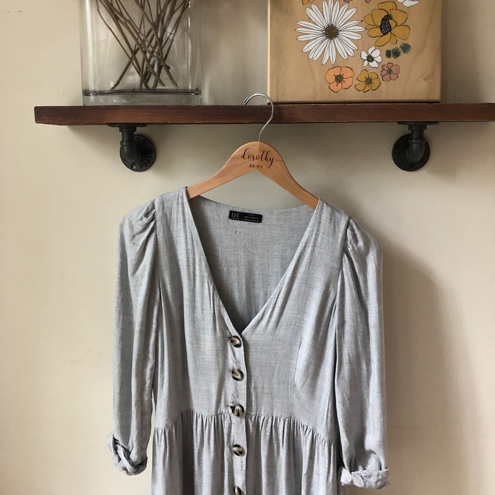 Buttoned Dress